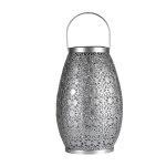 Pauleen sunshine lanterne tempation solaire ip44 h27, 5cm 1lm 3000k m�tal arg