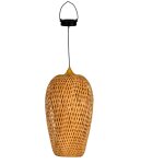 Pauleen sunshine suspension bliss solr ip44 1lm 3000k bambou / rotin / mt / pl beige