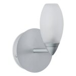 Paulmann - applique salle de bain carina chrome 28w - gris