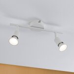Paulmann carolina plafonnier spots blanc, 2 lampes