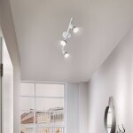 Paulmann carolina plafonnier spots blanc, 3 lampes