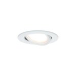 Paulmann - spot led coin nova orientable a encastrer blanc 6, 5w - blanc