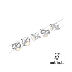 Paulmann wire cardan syst�me c�ble 5 lampes chrome