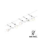 Paulmann wire salt syst�me c�ble 5 lampes 5m blanc