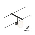 Paulmann wire sheela spot noir pour syst�me c�ble