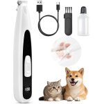 Paw trim pro tondeuse pour pattes de chien avec lumire led, silencieuse, rechargeable, type c, pour ...