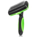 Peigne a aiguille autonettoyant pour animaux de compagnie nettoyage des cheveux peigne a n?ud r�tractable ...