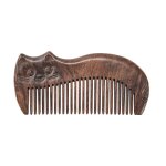 Peignes a cheveux en bois de santal pour femmes et hommes, dents larges et fines, robustes, d�m�lants ...