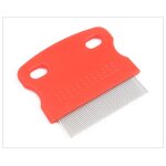 Peigne pour chien, brosse anti - puces, outil multifonction en acier inoxydable pour toilettage des animaux ...
