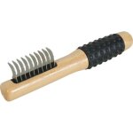 Peigne pour chien demeloir zolux bambou 5x2, 5x16, 5 cm mixte beige