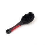 Peigne a double face avec manche en plastique pour animaux de compagnie, brosse a cheveux longs, massage ...