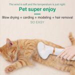 Peigne epilateur automatique pour animaux de compagnie, outil de toilettage pour chiens, s�che - cheveux, ...