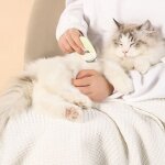 Peigne epilateur portable pour animaux de compagnie, outil de toilettage pour chiens et chats, brosse ...
