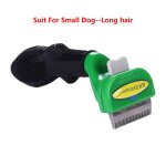 Peigne d'pilation pour chat, brosse de toilettage pour animaux de compagnie, peigne de massage pour ...