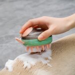 Peigne de massage de bain pour chien et chat, doux, salle de bain pour chiot, shampoing, brosses de douche, ...