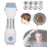 Peigne a poux electrique, aspirateur a poux pour animaux de compagnie, nettoyage electrique des cheveux ...