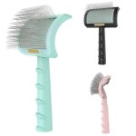 Peigne de toilettage pour animaux de compagnie, elimine les chutes de poils, brosse a aiguille, outil ...