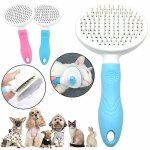 Peigne universel d'�pilation pour chiens et chats, outil de toilettage doux, brosse de massage, anti ...