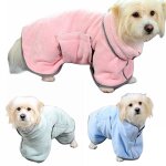 Peignoir de bain en microfibre pour chien, manteau de s�chage super absorbant, luxueux et doux, serviette ...
