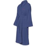 Peignoir de bain le temps d'un bain unisexe coton eponge 500 g / m bleu taille s