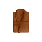 Peignoir en coton 500gr / m2 taille l lagune terra, par soleil d'ocre