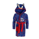Peignoir - robe de chambre sonic enfant bleu ( 3 - 10 ans ) (taille 3 - 4 ans, couleur bleu)