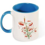 Peinture art lys fleur bourgeon gouttes d'eau couleur tasse a cafe, tasse en ceramique 330 ml, cadeau ... Peinture art lys fleur bourgeon gouttes d'eau couleur tasse a cafe, tasse en ceramique 330 ml, cadeau ...
