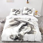 Peinture de cheval parure lit housse couette cm x cm polyester coton housse de couette x ado garcon avec ...