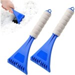 Pelle de d�givrage pour voiture 2pcs - bleu, pelle de d�givrage pour pare - brise et vitres, pelle a ...