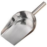 Pelle a glace en acier inoxydable, pelle a farine, pelle a grains, pelle a gla�ons, pelle a frites, pelle ...