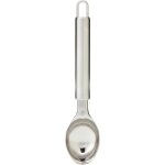 Pelle a glace en acier inoxydable, id�ale pour gelato, sorbet et p�te a cookies, avec boucle de suspension, ...