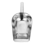 Pelle a glace en acier inoxydable de qualit� sup�rieure - pelle polyvalente pour farine, c�r�ales, glace, ...