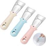 Pelle a glace pour réfrigérateur 3pcs, pelle de dégivrage en acier inoxydable avec poignée en plastique ... Pelle a glace pour réfrigérateur 3pcs, pelle de dégivrage en acier inoxydable avec poignée en plastique ...