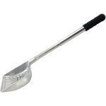 Pelle a litire extensible en acier inoxydable avec pelle profonde et longue poigne, grande pelle a ...