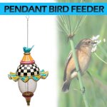 Pendentif d'alimentation pour oiseaux, mangeoire pour l'ext�rieur, d�coration suspendue, r�sistant aux ...