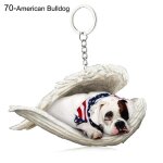 Pendentif ange endormi pour chien et chat, porte - cls pour animaux de compagnie, porte - cls pour ...