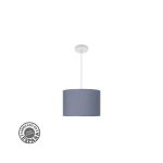 Pendentif fashion 1xe27 blanc / bleu regx30x30 cm