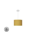 Pendentif fashion 1xe27 blanc / jaune regx30x30 cm