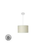 Pendentif fashion 1xe27 blanc / roseau blanc regx30x3