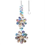 Pendentif prisme attrape - soleil en cristal color�, ornement capteur, fabricant arc - en - ciel suspendu ...