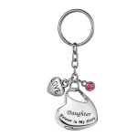 Pendentif d'urne en forme de c?ur, bijou de crmation, porte - cl, toujours dans mon c?ur, cadeau commmorati ...