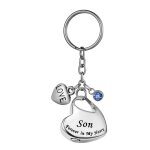 Pendentif d'urne en forme de c?ur, bijou de crmation, porte - cl, toujours dans mon c?ur, cadeau commmorati ...