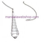 Pendule goutte spirale cristal de swarovski