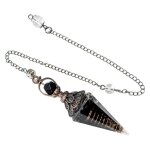 Pendule orgonite obsidienne noire Pendule orgonite obsidienne noire