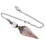 Pendule orgonite quartz rose Pendule orgonite quartz rose