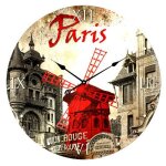 Pendule en verre paris