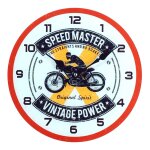 Pendule en verre speed master 30 cm
