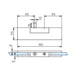 Penture massive haute finition chrom� mat stremler 3272. 31. 0