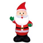 P�re no�l gonflable lumineux 120 cm - rouge