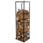 Perel porte - bches 34x34x118 cm noir